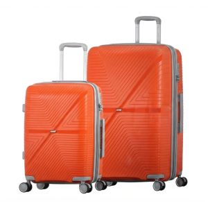 סט 2 מזוודות קשיח 20/28 כתום CLUB סט 2 מזוודות קשיח 20/28 כתום CLUB