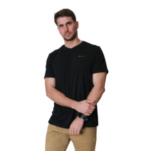 חולצה לוגו טי ויסקוזה 2279 צבע שחור | Viscoze V Shirt