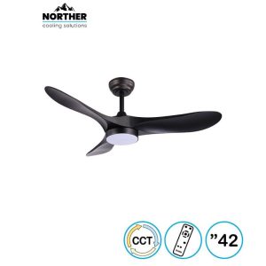 מאוורר תקרה 42" CCT-24W+שלט שחור YORK יבואן רשמי !