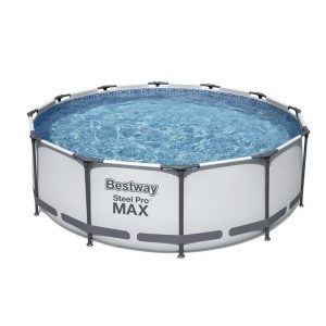 בריכת אפורה צינורות 305X76 +משאבה 330 גלון MAX