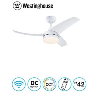 מאוורר תקרה Longwood 42" CCT Wifi עם שלט 73182 Westinghouse