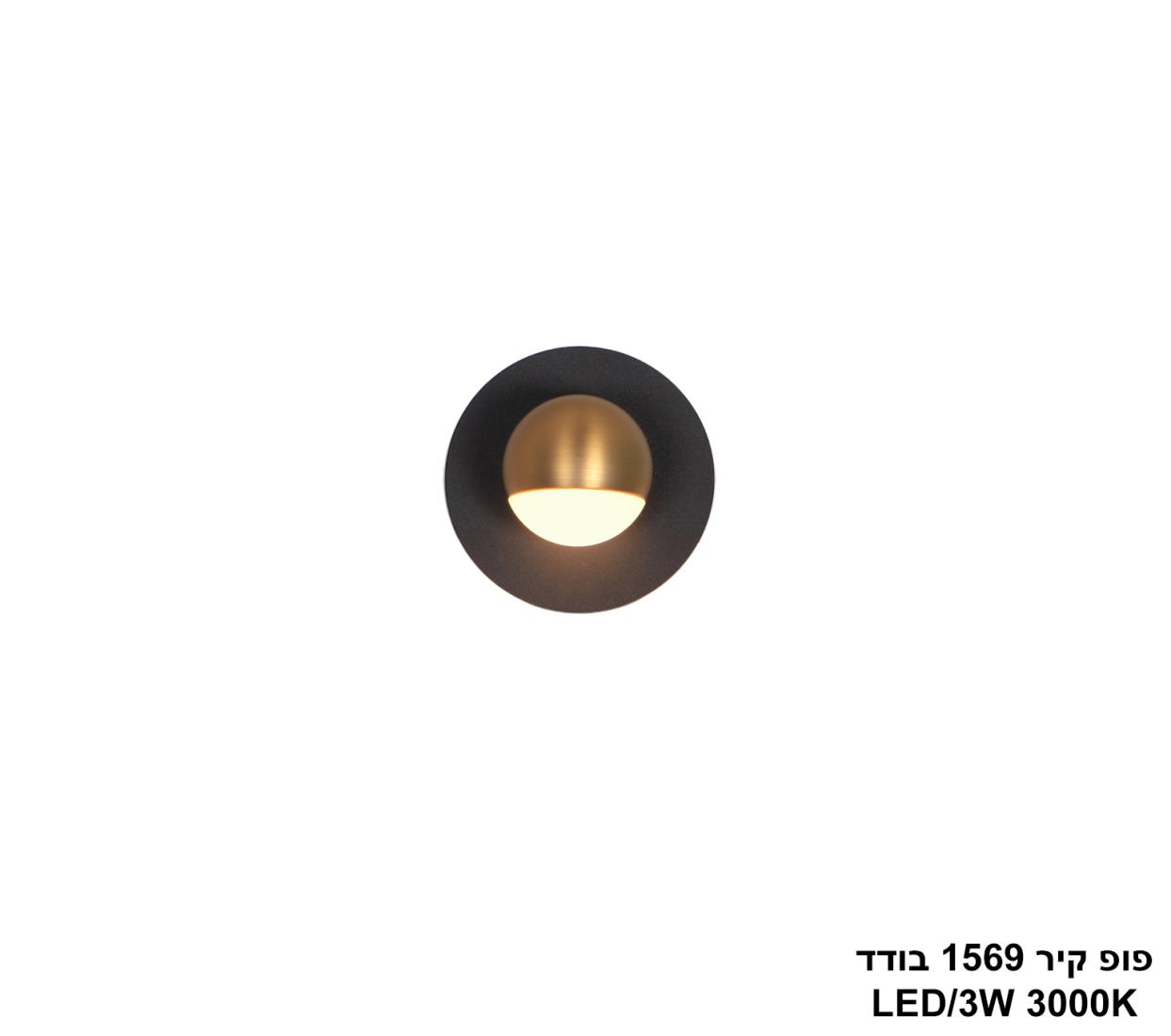 פופ קיר 1569 בודד LED 3W פופ קיר 1569 בודד LED 3W