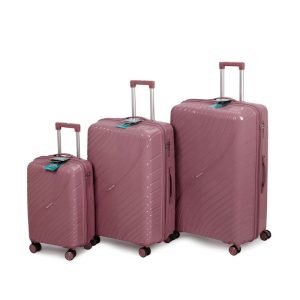 סט 3 מזוודות קשיחות 20/ 28/32 רוז גולד Travel Club סט 3 מזוודות קשיחות 20/ 28/32 רוז גולד Travel Club