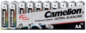 עשיריית סוללות LR06X10 AA CAMELION עשיריית סוללות LR06X10 AA CAMELION