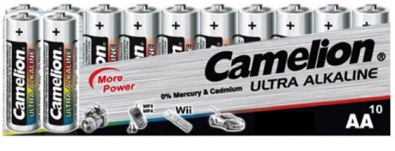 עשיריית סוללות LR06X10 AA CAMELION עשיריית סוללות LR06X10 AA CAMELION