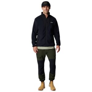 SEQUOIA GROVE FZ M black/black מעיל פליז לגברים שחור