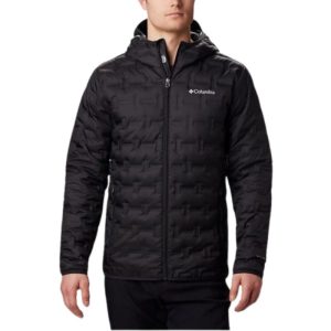 DELTA RIDGE II DOWN HOOD JKT M black מעיל פוך לגברים ושחור