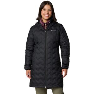 DELTA RIDGE II LONG DOWN JKT black מעיל פוך לנשים שחור