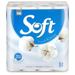 נייר טואלט לבן SOFT - סנו