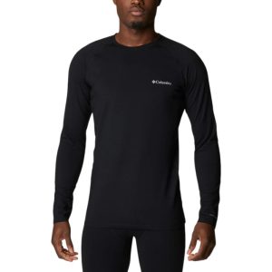 M OH INFINITY KNIT LS CRW blck חולצה תרמית ארוכה לגברים שחור