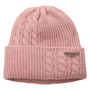 AGATE PASS CABLE KNIT BEANIE כובע ורוד