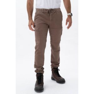 דגמח כותנה גמיש וקל ליום יום FLINDERS JOGGER צבע חום