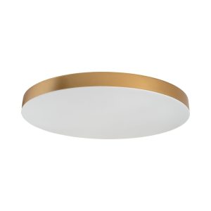 גוף תאורה צמוד תקרה  600ממ זהב ORA 65W CCT