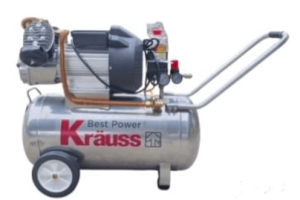 מדחס מקצועי 50 ליטר 3 כ"ס 2 ראשים KRAUSS KR-5085V יבואן רשמי !