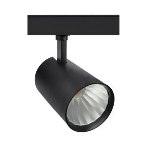 ספוט לד שחור לפס צבירה EURO 38W אור חם