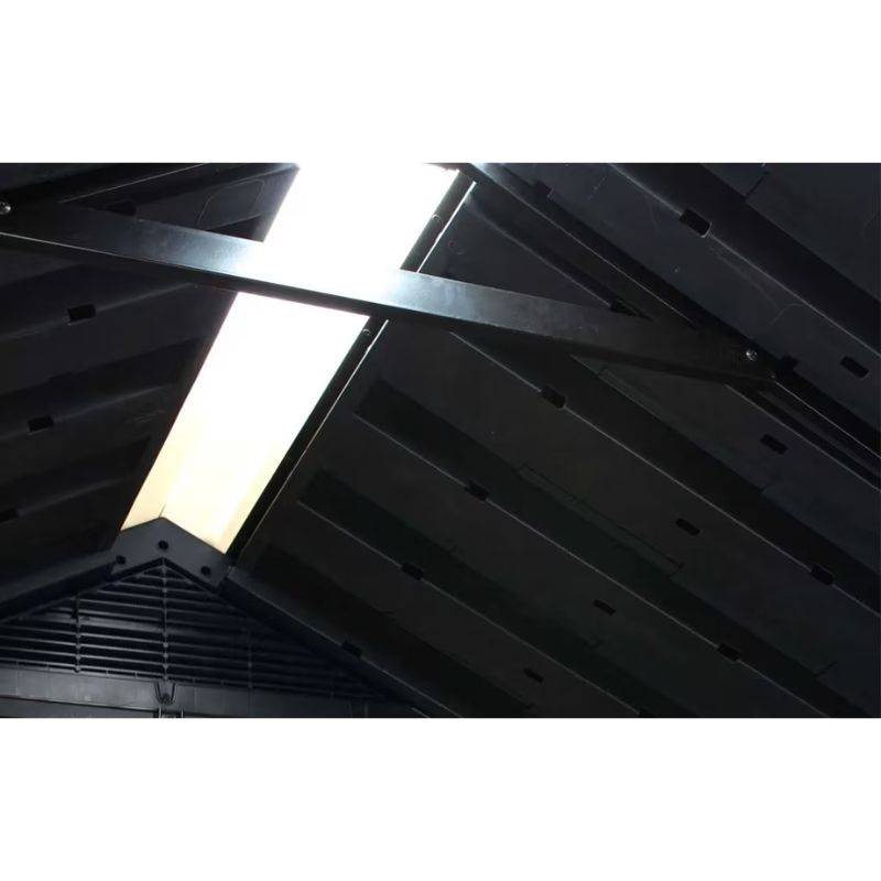 מחסן גינה ניוטון פלוס - 7x7.5 עמוק - אפור מחסן גינה ניוטון פלוס - 7x7.5 עמוק - אפור