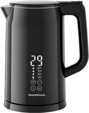 קומקום 1.7 ליטר דיגיטלי 43989 שחור Morphy Richards יבואן רשמי !