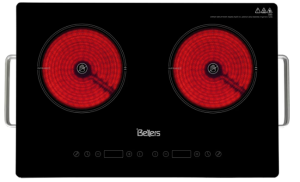 כיריים זוגי קרמית BL20C דיגיטלי בלרס Bellers כיריים זוגי קרמית BL20C דיגיטלי בלרס Bellers