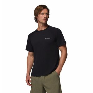 חולצה קצרה לגברים Alpine Chill Pro Short Sleeve Crew שחור