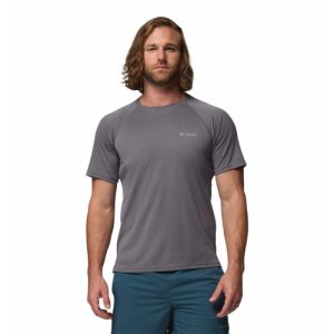 חולצה קצרה לגברים Alpine Chill Pro Short Sleeve Crew אפור