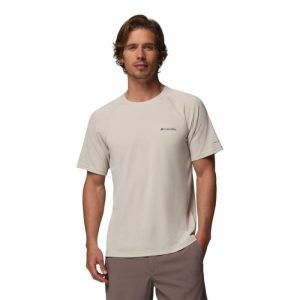 חולצה קצרה לגברים Alpine Chill Pro Short Sleeve Crew אבן