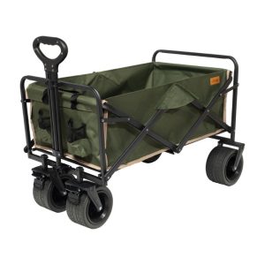 עגלת קמפינג חוף JEEP EasyGo ירוק 100 ליטר