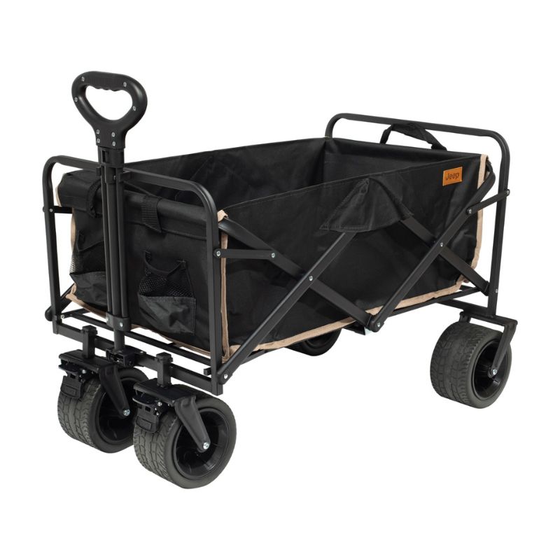 עגלת חוף JEEP EasyGo שחור 100 ל'