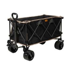 עגלת משא מתקפלת JEEP EasyGo PRO צבע שחור 180 ליטר