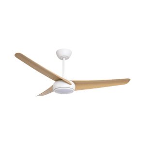 מאוורר תקרה חכם KYOTO 52" SMART+תאורה 24W-CCT אלון/לבן יבואן רשמי!