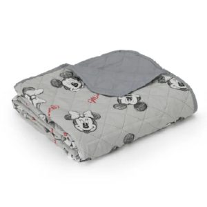 שמיכת קיץ ילדים - מיקי צבע אפור