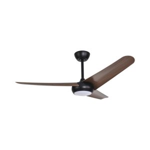 מאוורר תקרה חכם KYOTO 46" SMART+תאורה 24W-CCT שחור/אגוז יבואן רשמי!