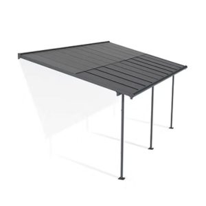 פרגולת אלומיניום Sierra Cabrio אפורה 3X6.2 נפתחת מבית פלרם - Canopia