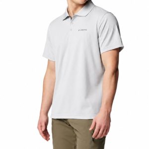 חולצת פולו לגברים - Utilizer Polo - צבע אפור