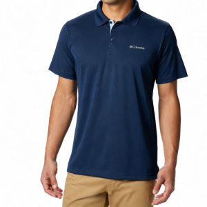 חולצת פולו לגברים - Utilizer Polo - צבע כחול נייבי Navy Blue