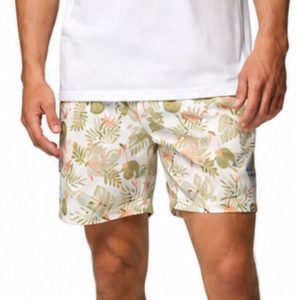 בגד ים מודפס לגברים Columbia PFG Rambler Printed Water Short צבע חול ים sea salt