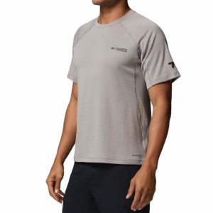 חולצה קצרה לגברים Driventure Short Sleeve Shirt לגברים צבע טיטניום