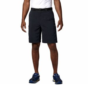 מכנסי דגמח קצרים לגברים - Silver Ridge Cargo Short - צבע שחור