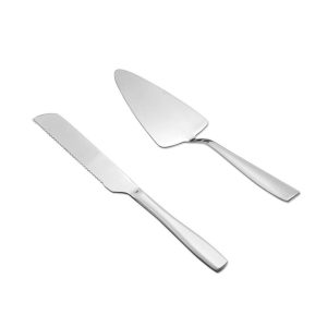 מארז הגשה לעוגה - סט מרדה וסכין פריסה SAPHIR SILVER מאט מבית Food appeal