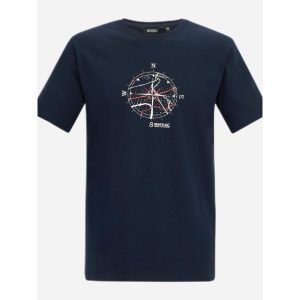 טישירט מנדפת לגברים CLINE IX כחול/מצפן Regatta 