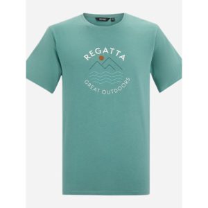 טישירט מנדפת לגברים CLINE IX כחול ארקטי Regatta 