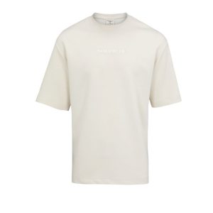 טי-שירט Printed Oversized Lenny צבע שמנת