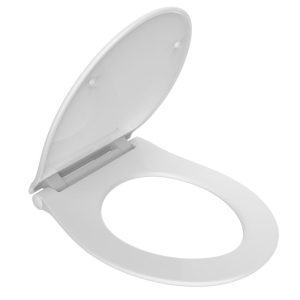 מושב אסלה הידראולי לונה פלסאון סגירה שקטה Plasson Luna Soft Close Toilet Seat צבע לבן White
