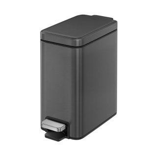פח אשפה מלבני אקו 5 ליטר EKO Genie צבע גרפיט Graphite