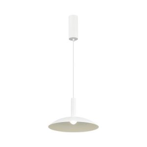 מנורת תליה VELA 11W 30CM גוף לבן אור חם