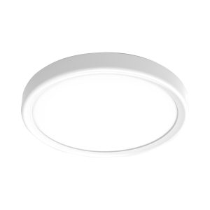 גוף תאורה על הטיח לבן CLOCK 18W 23CM 3CCT
