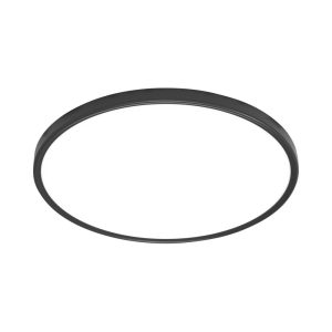גוף תאורה על הטיח שחור CLOCK 36W 50CM 3CCT