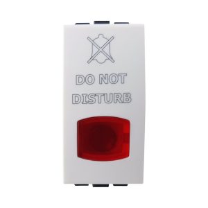 סימון DND מואר LED אדום, לבן 1M ניסקו סוויץ'