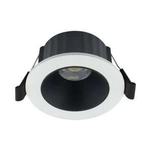 שקוע תקרה שחור LIME 12W 90mm IP44 3CCT