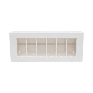 עמדת עבודה HOME & OFFICE על הטיח 12 מודול ניסקו NISKO לבן White