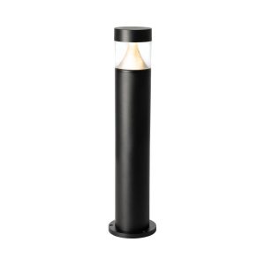 בולרד שחור, 80 ס"מ FOCAL 9W  IP65,  אור חם